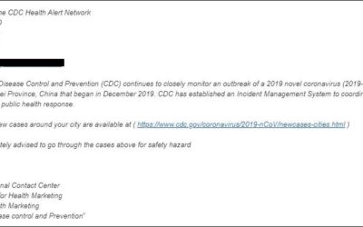 CDC Scams and COVID Phishing Emails