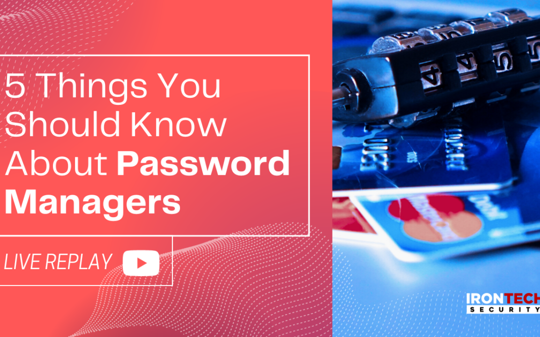 5 Things You Should Know About Password Managers